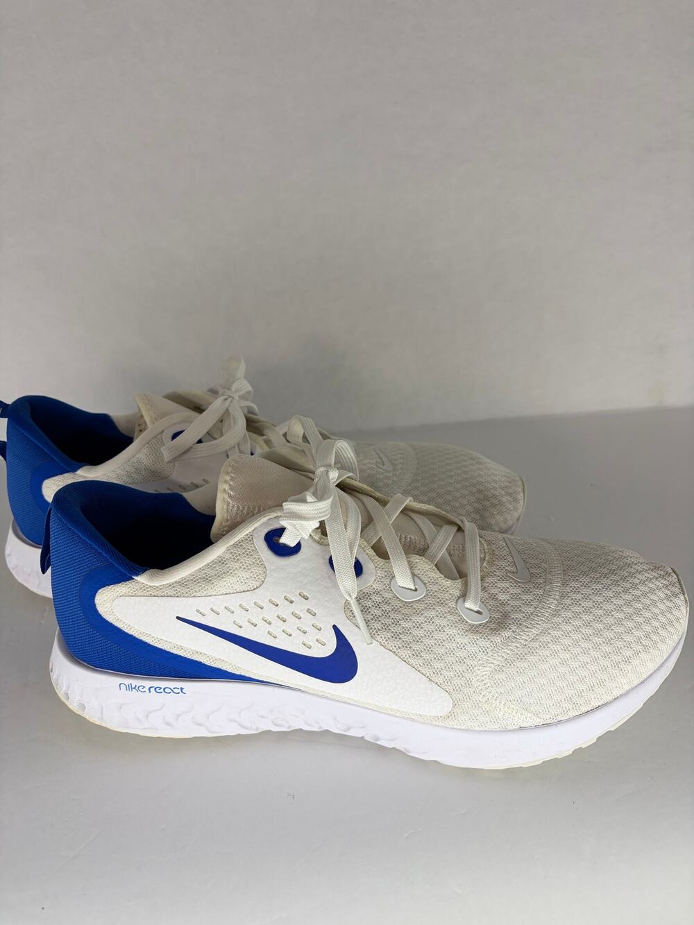 Nike Legend React Game Royal White AA1625-101 Running Shoes Men Size 12